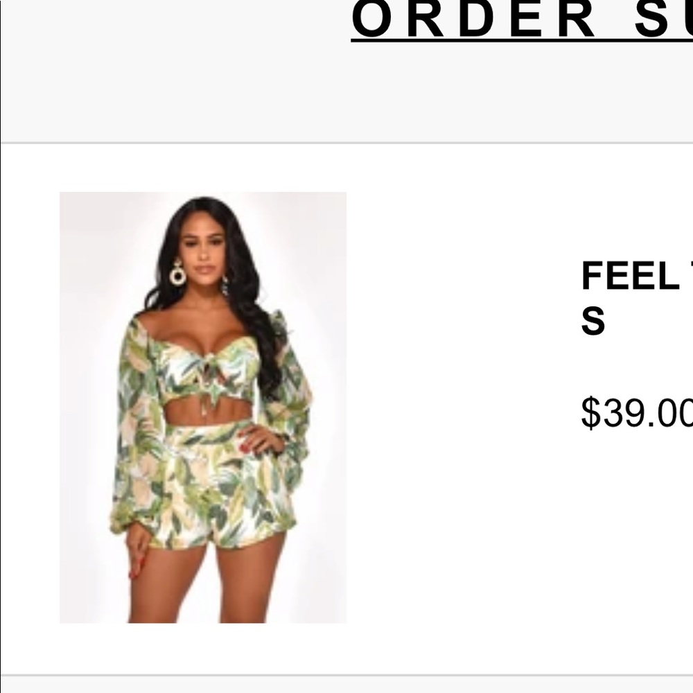 Two piece co-ord outfit